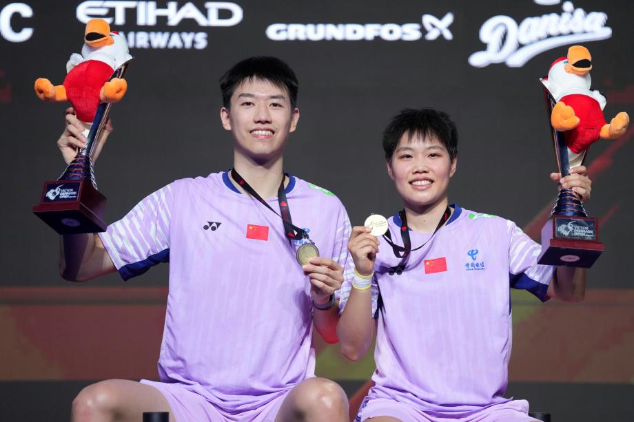 [图]丹麦羽毛球公开赛：冯彦哲/黄东萍混双三连冠正规配资平台app