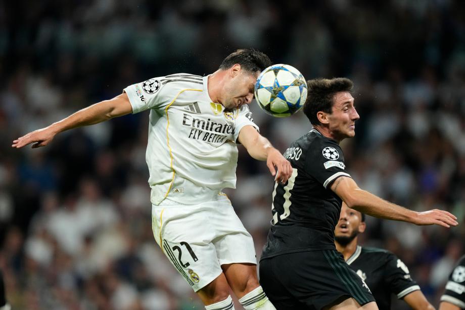 欧冠-贝林制胜弗拉霍维奇失单刀 皇马1-0尤文