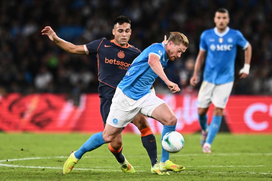 意甲-德布劳内破门 那不勒斯3-1终结国米四连胜