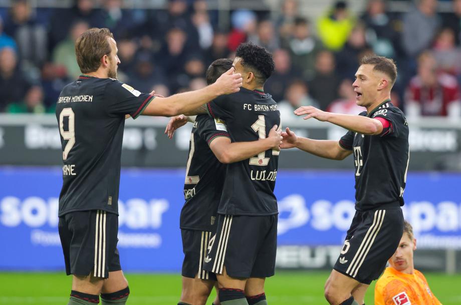 德甲-基米希破门卡尔世界波 拜仁3-0完胜十人门兴