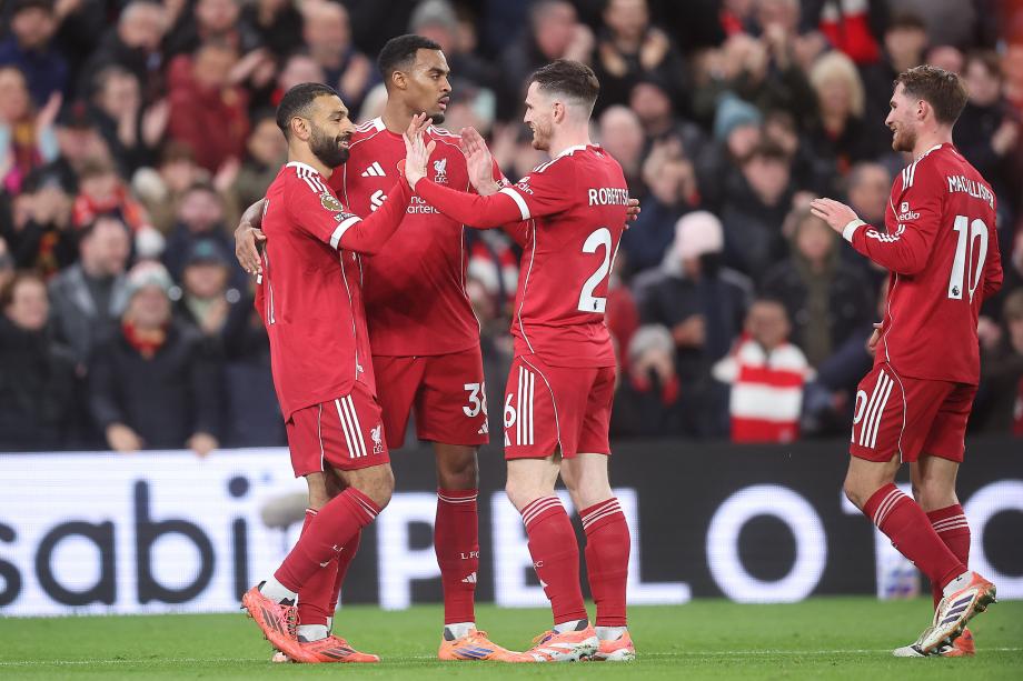 麦卡利斯特头球制胜 利物浦1-0送皇马欧冠首败