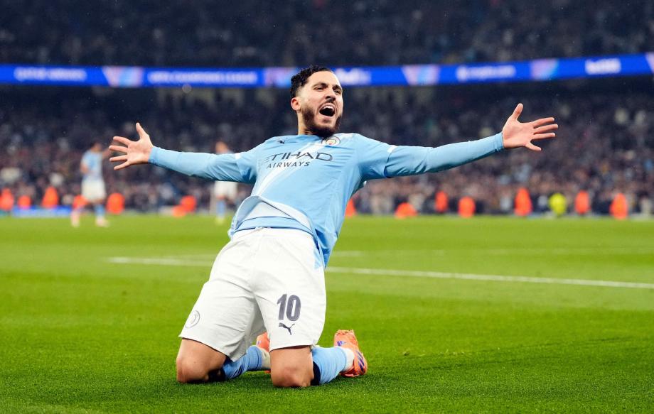 哈兰德爆射破门福登双响 曼城主场4-1多特蒙德