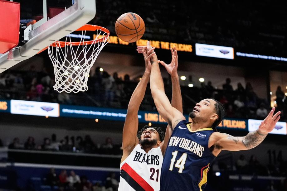 夏普35+5阿夫迪亚32分 开拓者力擒鹈鹕