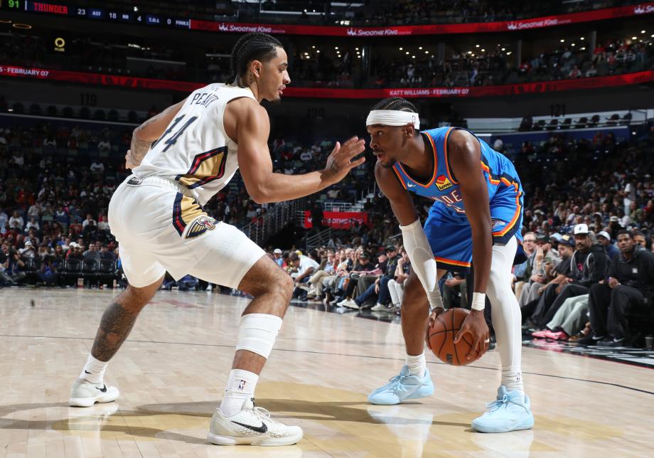 亚历山大23+8霍姆格伦26+9 雷霆擒鹈鹕迎6连胜