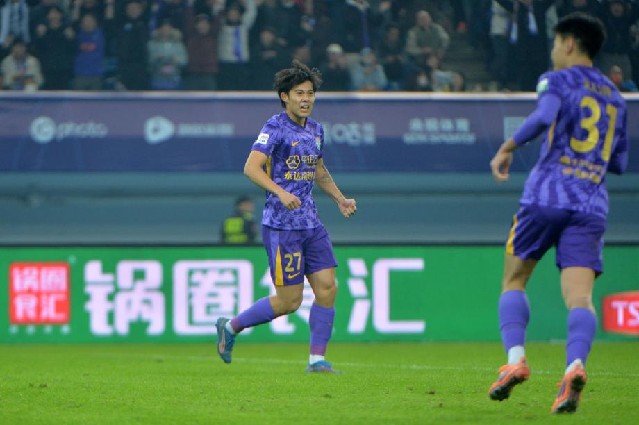 客场击败天津津门虎 上海申花拿到联赛亚军