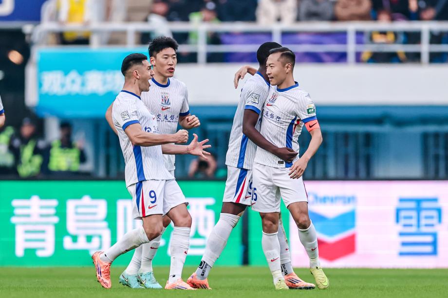 客场击败天津津门虎 上海申花拿到联赛亚军