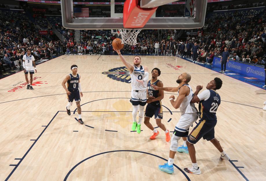 爱德华兹44分+准绝平 森林狼加时擒鹈鹕三连胜