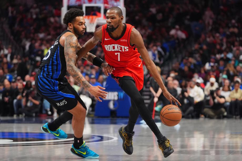 浓眉29+8杜兰特27分 独行侠主场战胜火箭