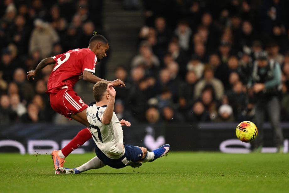 伊萨克破门 利物浦2-1热刺收获各赛事3连胜