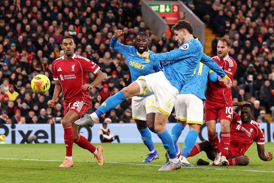 维尔茨赫拉芬贝赫破门 利物浦2-1联赛三连胜