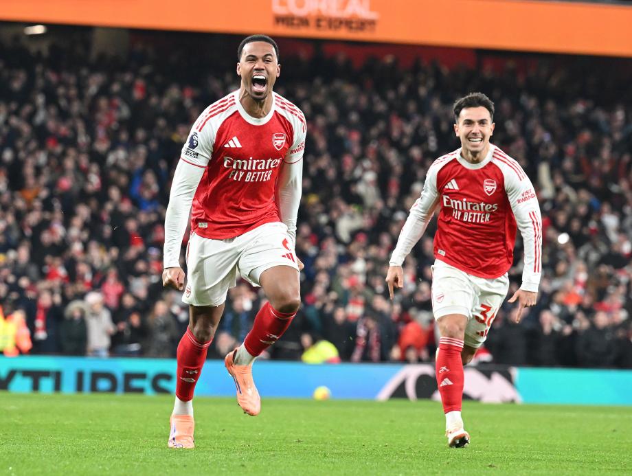 英超：加布里埃尔破门 阿森纳大胜维拉