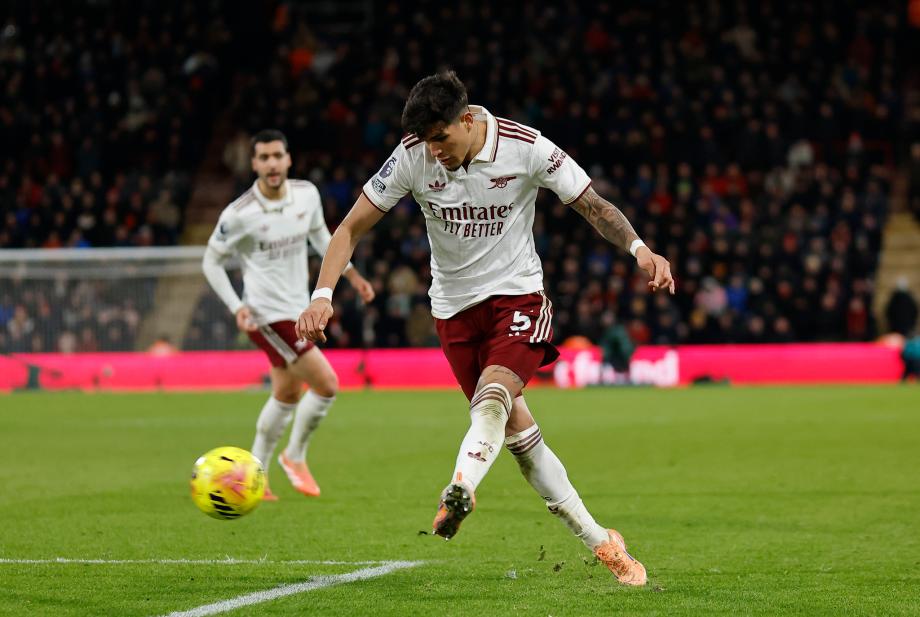 英超-赖斯双响 阿森纳3-2逆转伯恩茅斯