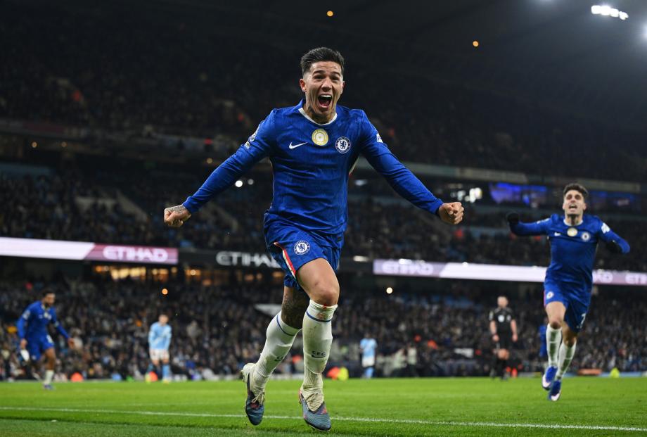 恩佐绝平赖因德斯破门格瓦伤退 曼城1-1切尔西