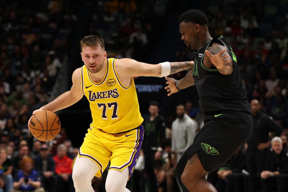 詹姆斯30+8+8东契奇30+10 湖人擒鹈鹕取三连胜