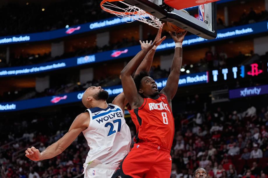 NBA-火箭险胜森林狼 爱德华兹缺阵杜兰特轰39分