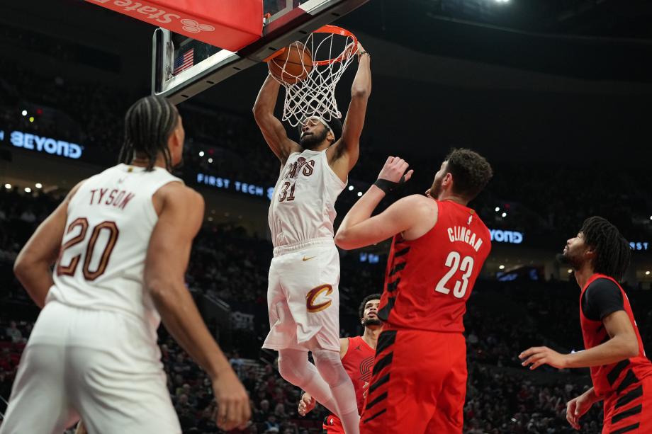 杨翰森1板1助攻 开拓者不敌骑士遭五连败