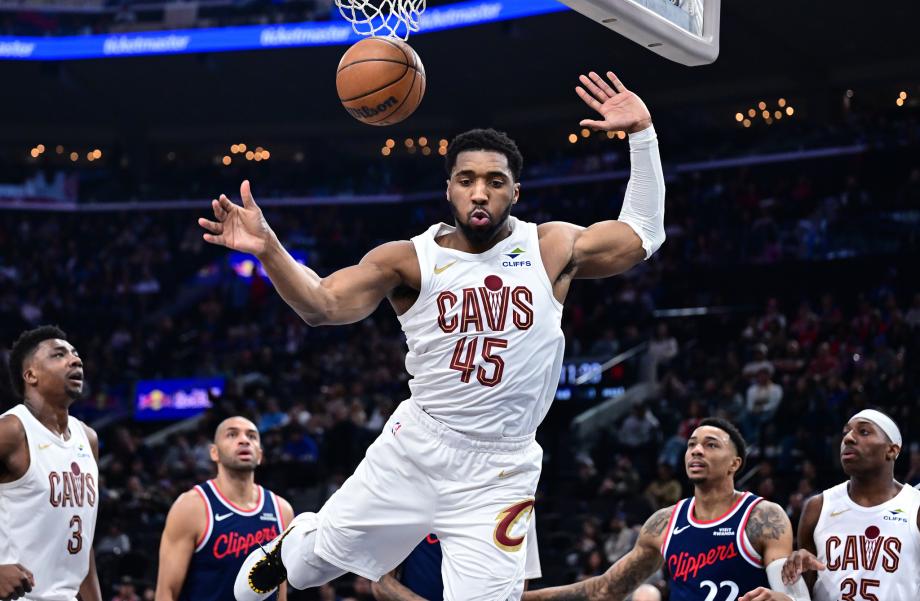 NBA-米切尔29分9助攻 骑士客场轻松战胜快船