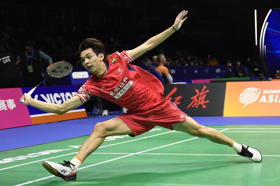 [图]亚洲羽毛球团体锦标赛男团小组赛：中国3-2泰国体育集锦