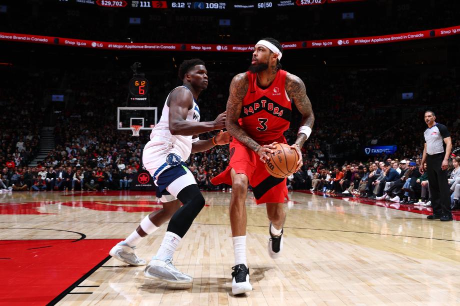 NBA-爱德华兹30分 森林狼逆转战胜猛龙