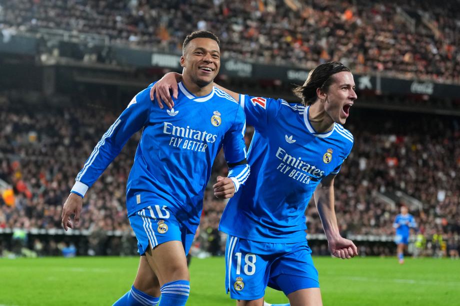 西甲-姆巴佩破门 皇马2-0巴伦西亚距榜首1分