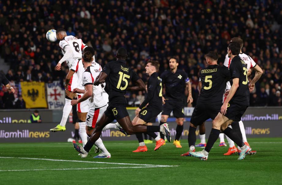 意甲-奇克破门莫德里奇绝杀 AC米兰2-1力克比萨