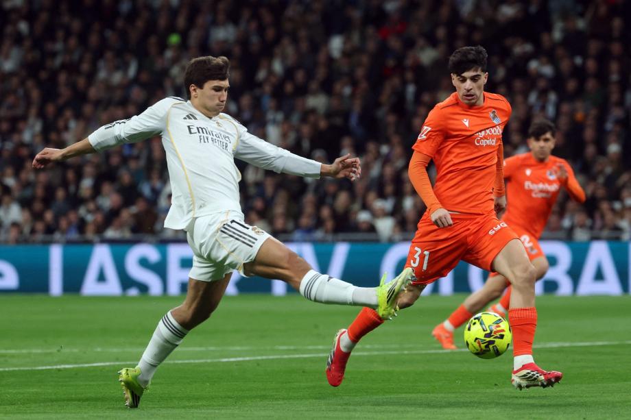 西甲-维尼修斯双响巴尔韦德破门 皇马4-1皇家社会