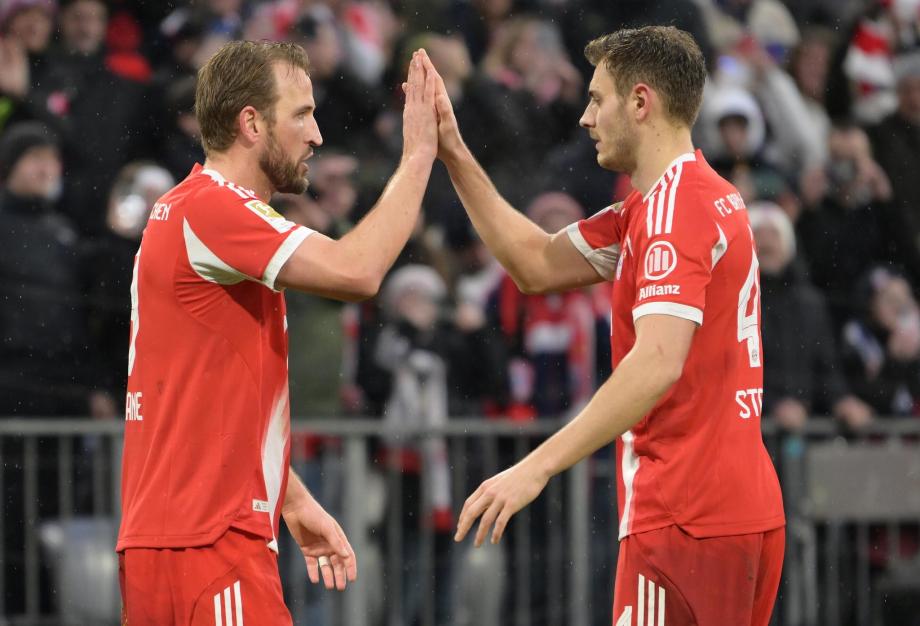 德甲-凯恩梅开二度 拜仁击败法兰克福领跑积分榜