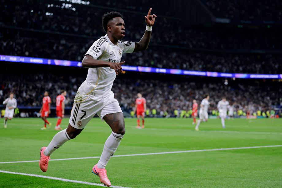 皇马2-1本菲卡总比分3-1晋级 维尼修斯破门