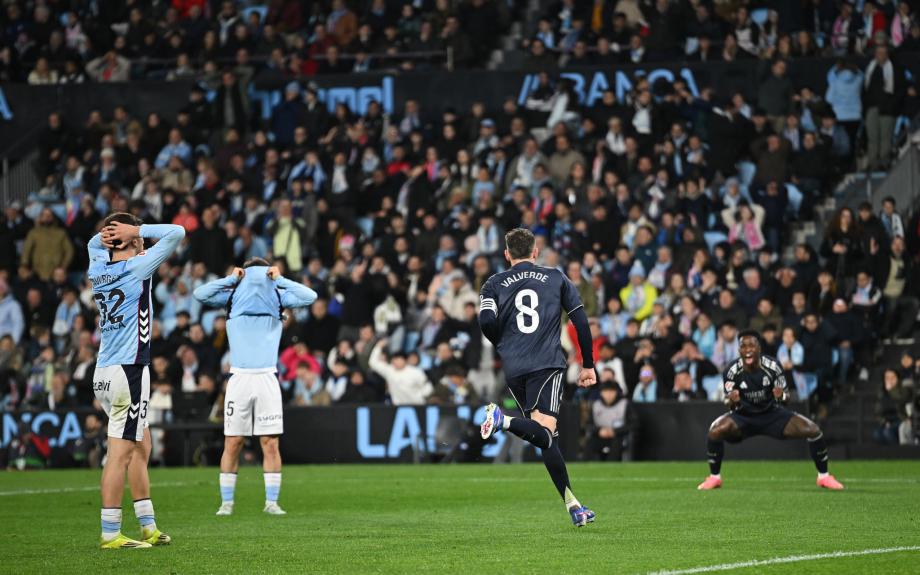 西甲-巴尔韦德补时绝杀 皇马2-1塞尔塔止两连败