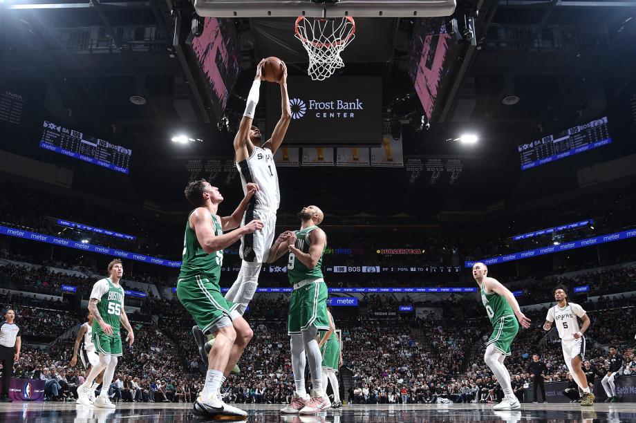 文班亚马39+11怀特34+7 马刺力克凯尔特人取5连胜