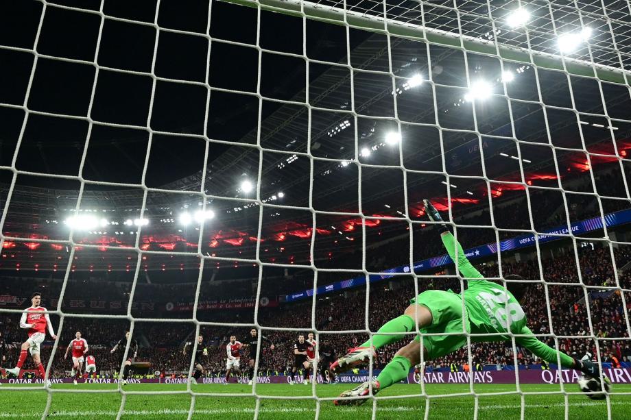 哈弗茨绝平旧主 阿森纳1-1药厂欧冠8连胜终结