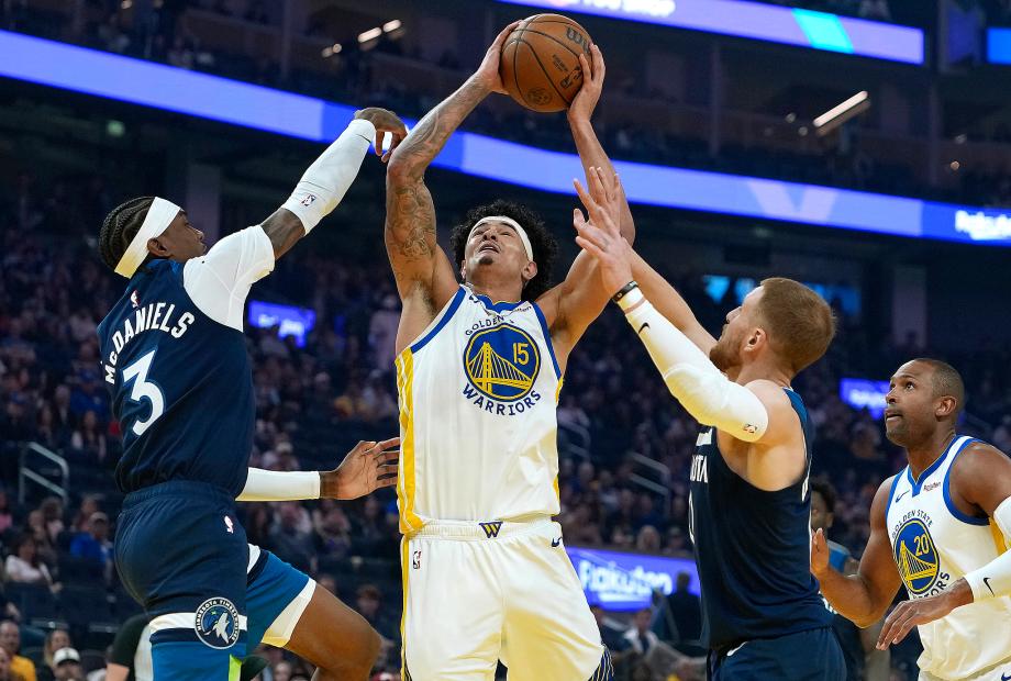 爱德华兹42+8波齐姆斯基25+10 森林狼击败勇士