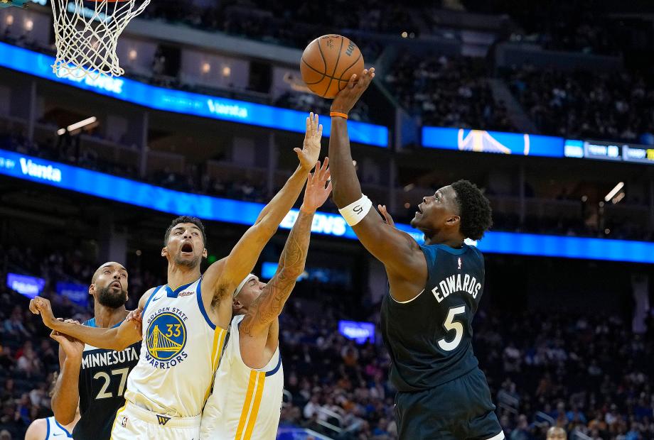 爱德华兹42+8波齐姆斯基25+10 森林狼击败勇士