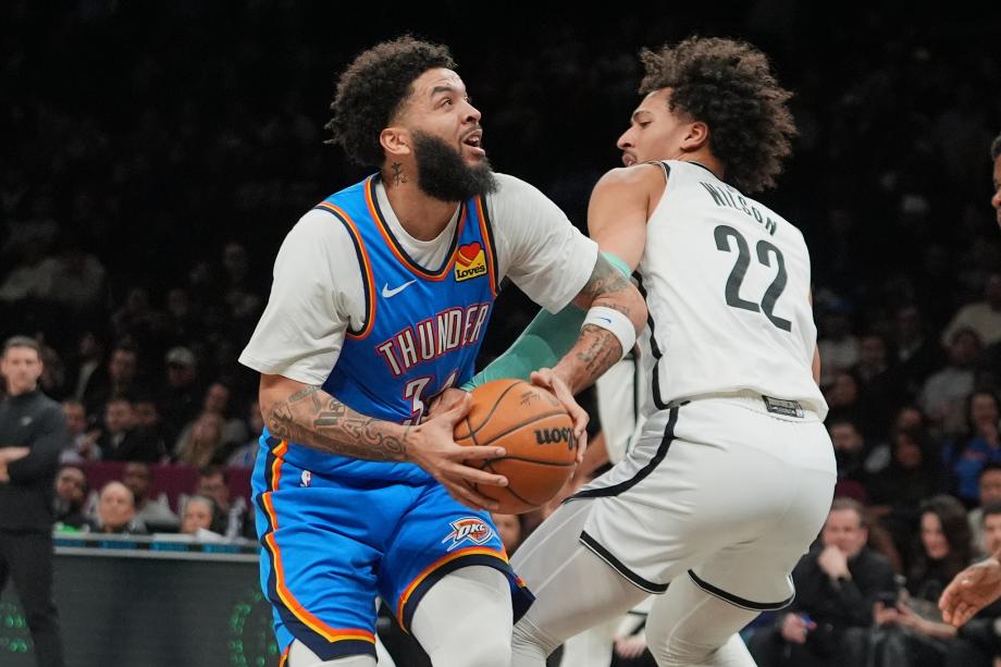 麦凯恩26+3亚历山大20+6 雷霆胜篮网豪取十连胜