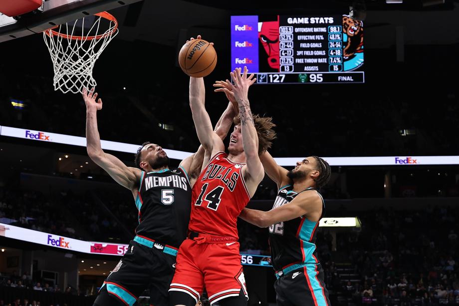 考沃德24+9塞克斯顿绝杀超时 灰熊1分险胜公牛