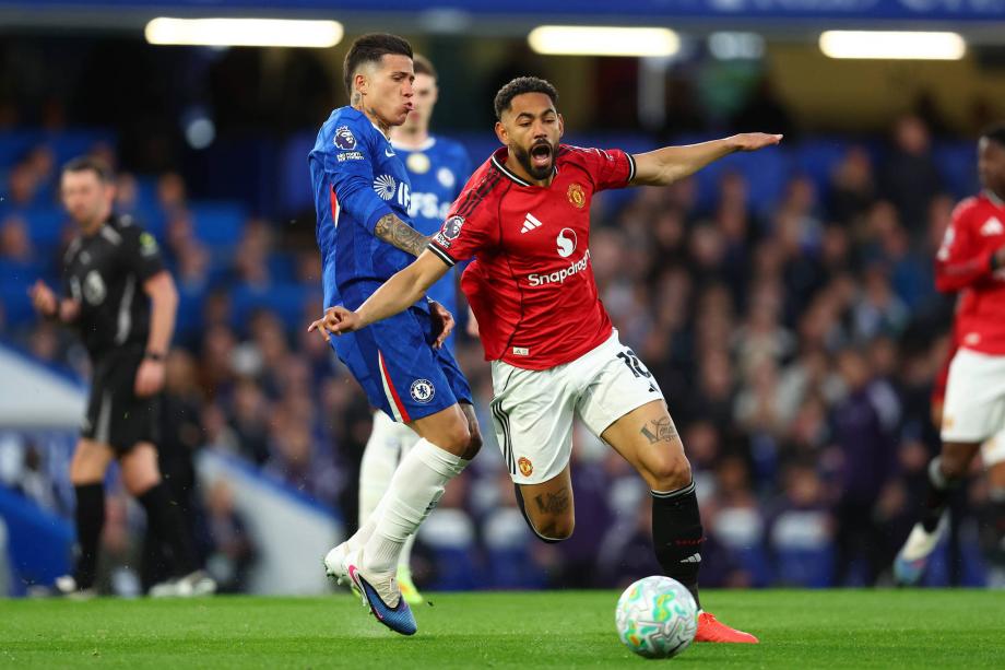 英超-B费助攻库尼亚破门 曼联1-0送切尔西4连败