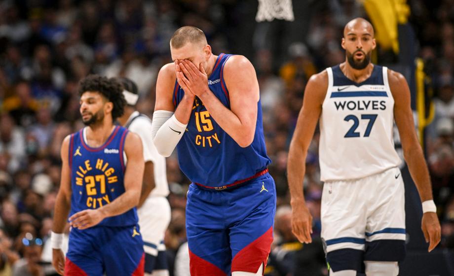 爱德华兹30+10 森林狼19分大逆转掘金总分扳成1-1