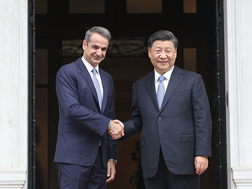 习近平同希腊总理会谈