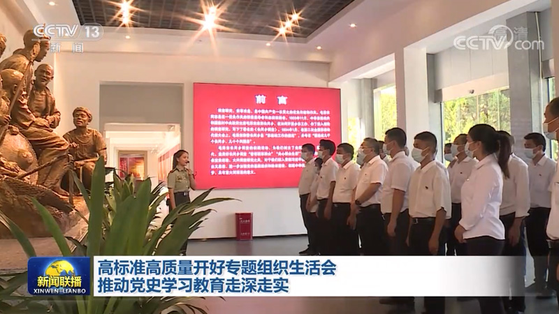 【奋斗百年路 启航新征程 牢记初心使命 争取更大光荣】高标准高质量开好专题组织生活会 推动党史学习教育走深走实