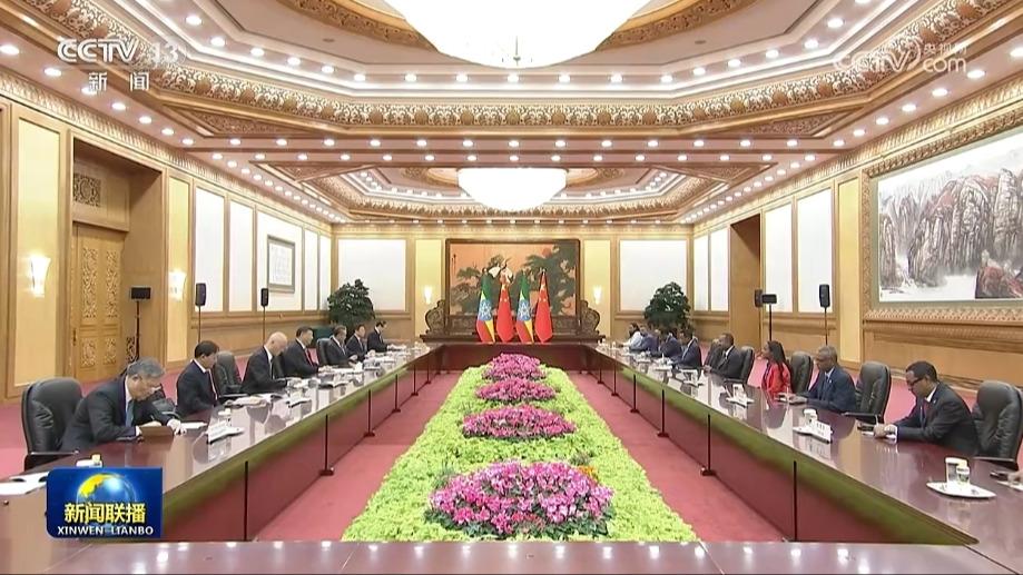 习近平会见埃塞俄比亚总理