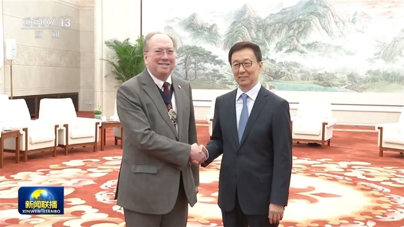 韩正会见英国伦敦金融城市长