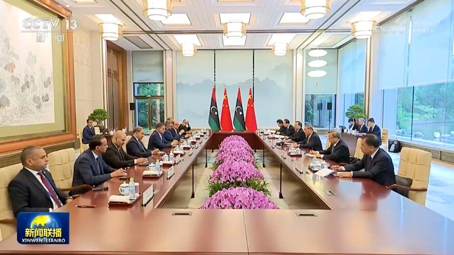 李强会见利比亚民族统一政府总理