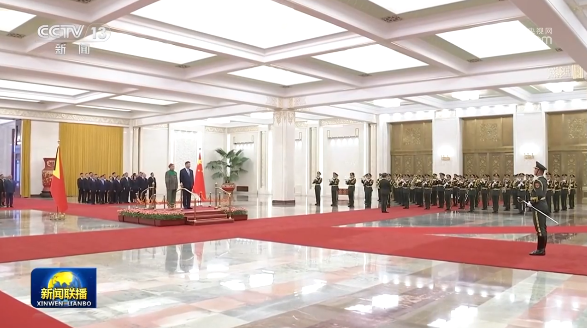 习近平举行仪式欢迎东帝汶总统访华