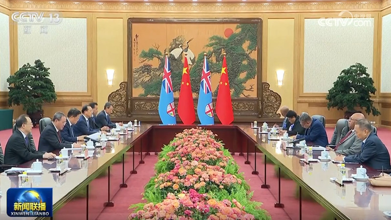 李强同斐济总理会谈