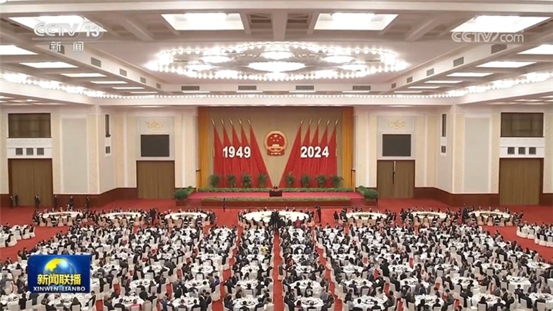 庆祝中华人民共和国成立75周年外国专家招待会举行 丁薛祥出席并致辞