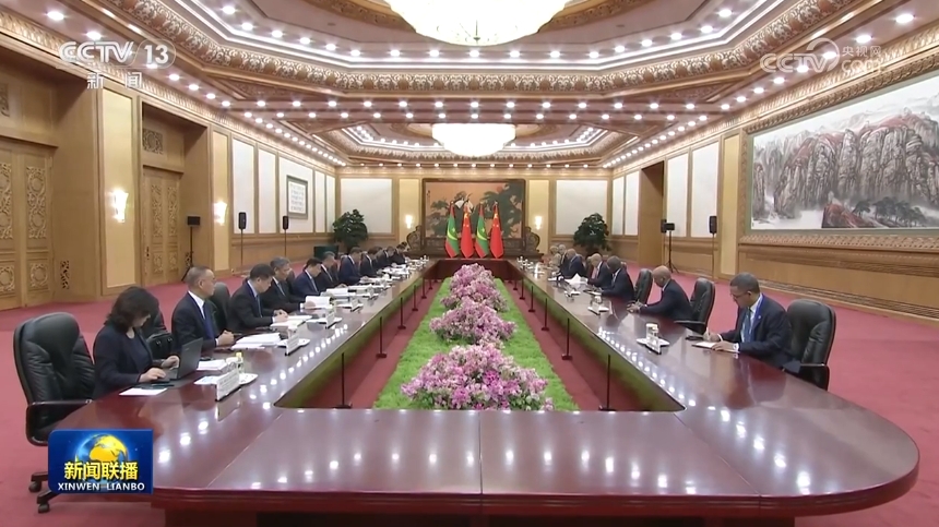 习近平会见毛里塔尼亚总统