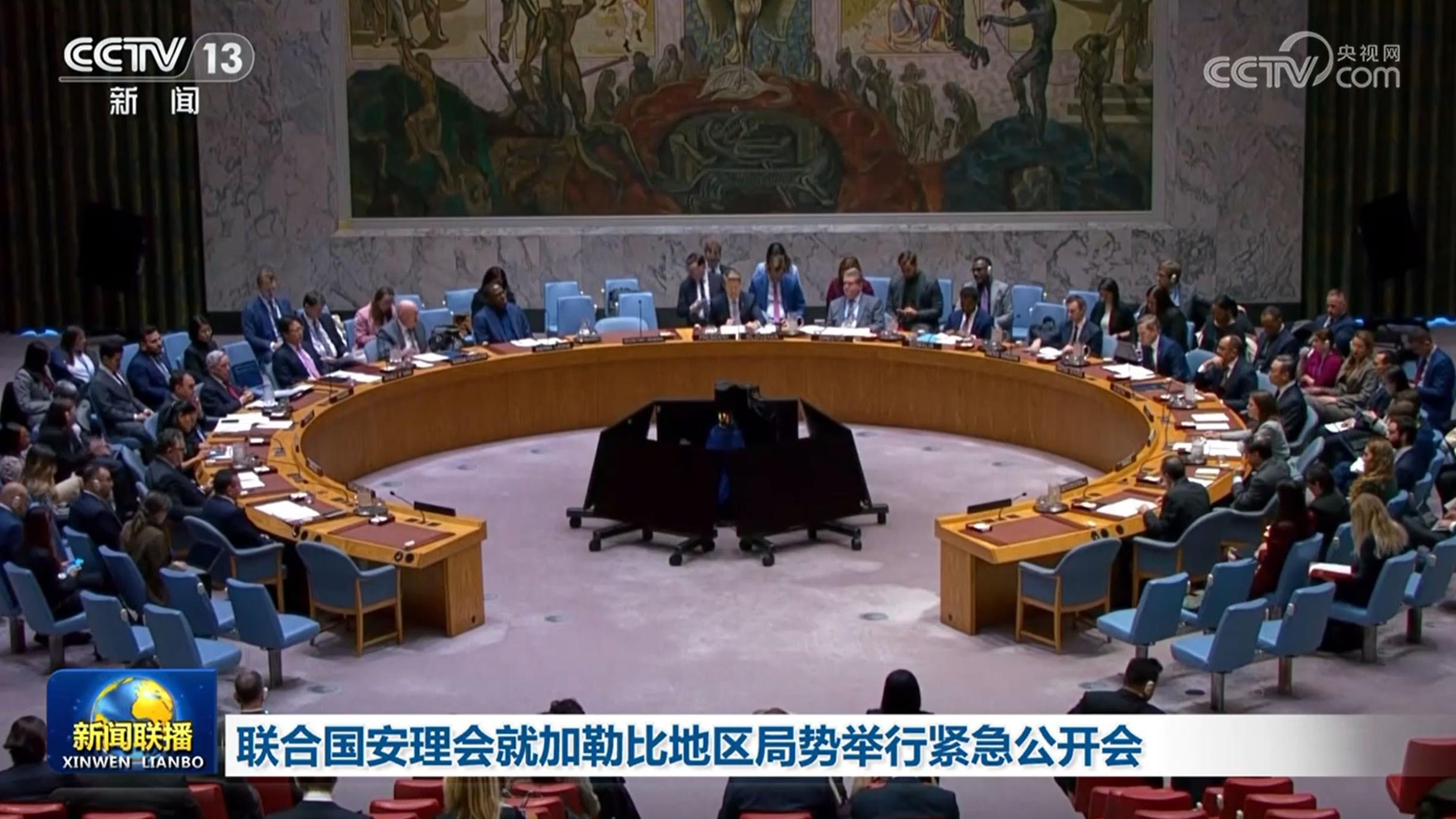 联合国安理会就加勒比地区局势举行紧急公开会