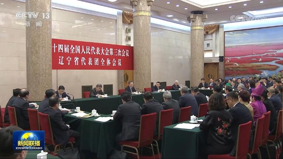 丁薛祥参加辽宁代表团审议