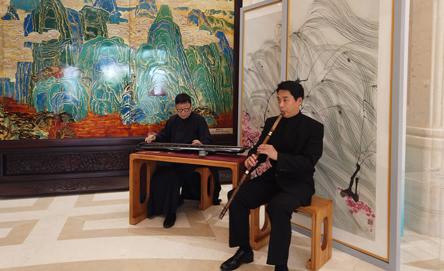 琴箫合鸣大师谈传承:要有所创新 才能在发展步伐中不落伍
