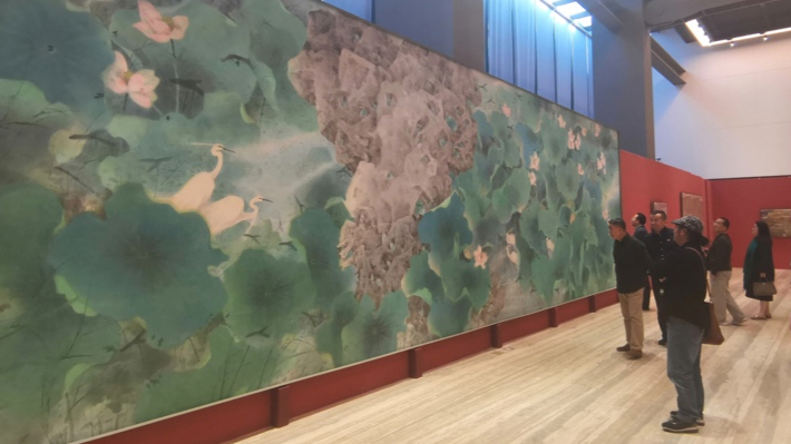 山河回声——乐震文张弛作品展”在中国国家画院开幕_上海频道_央视网